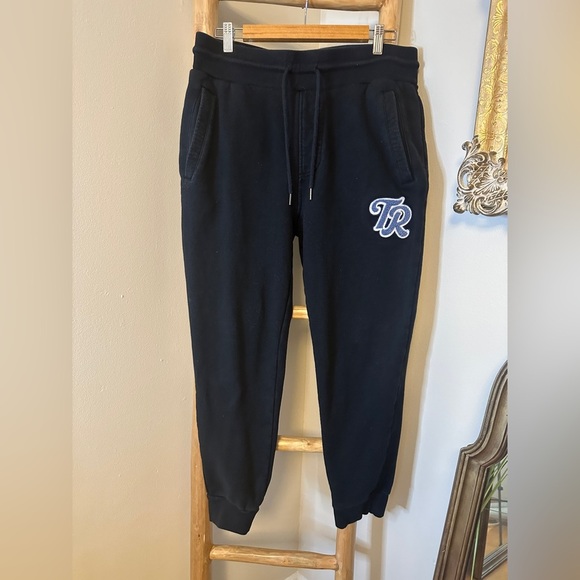 TRUE RELIGION Vintage RARE Men’s Black Jogger Lounge Pants Medium - Picture 3 of 11